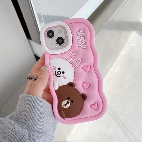Cute 3D Character Phone Case
