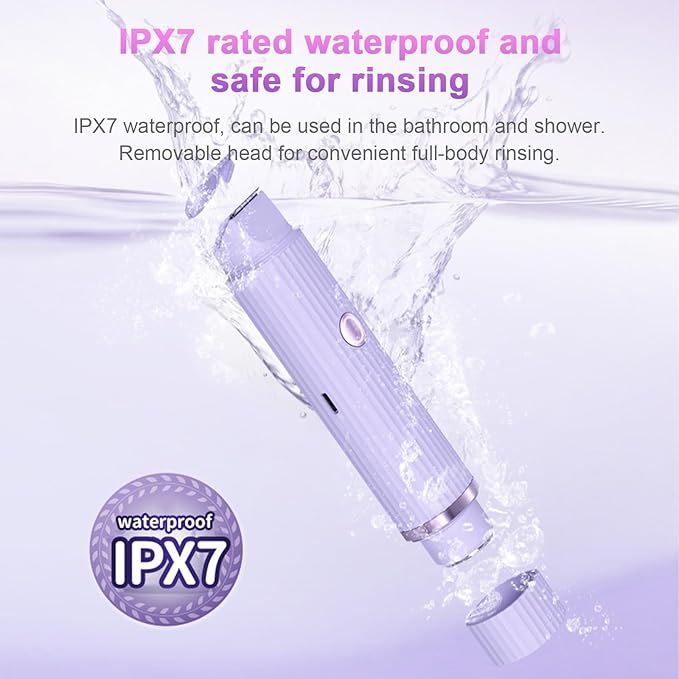 Double Head Electric Shaver – Portable IPX7 Waterproof Wet & Dry Trimmer