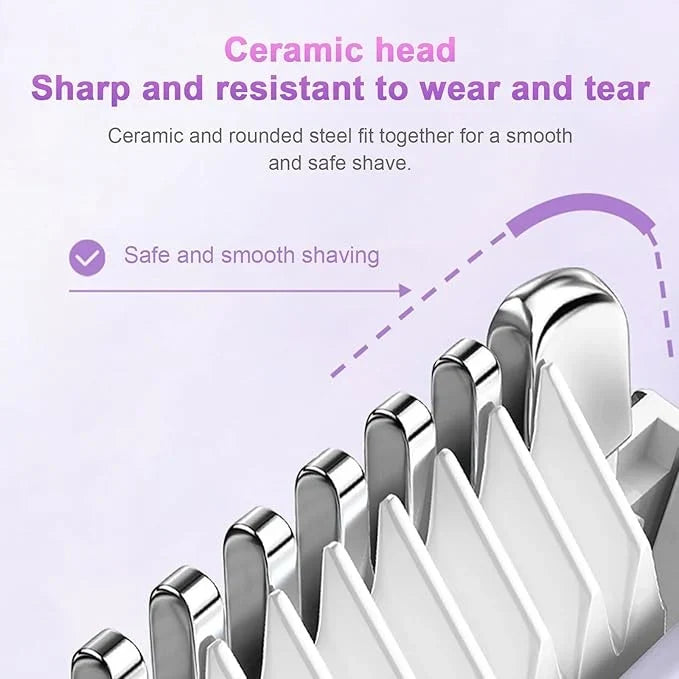 Double Head Electric Shaver – Portable IPX7 Waterproof Wet & Dry Trimmer