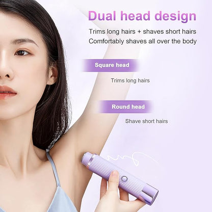Double Head Electric Shaver – Portable IPX7 Waterproof Wet & Dry Trimmer
