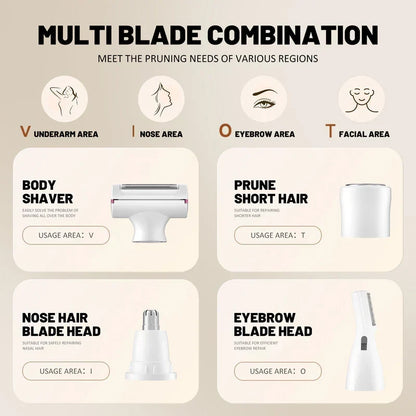 4-In-1 Lady Shaver