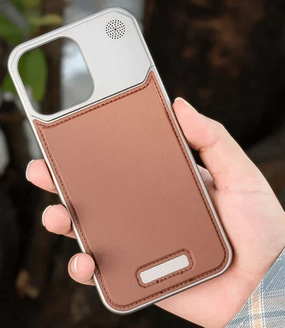Leather Aromatherapy Cell iPhone Case