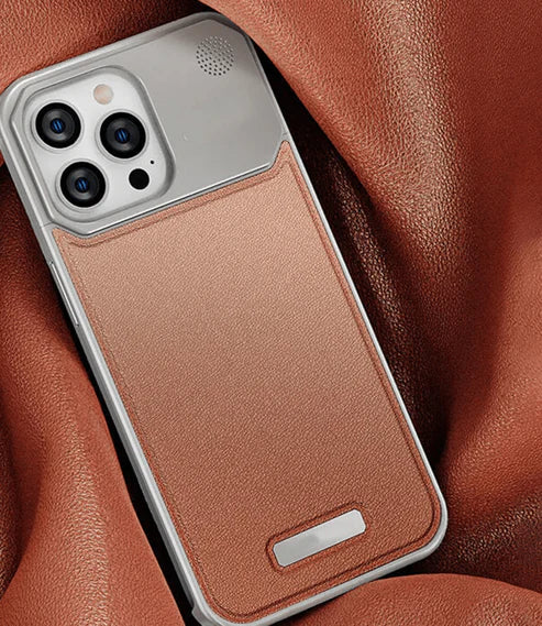 Leather Aromatherapy Cell iPhone Case